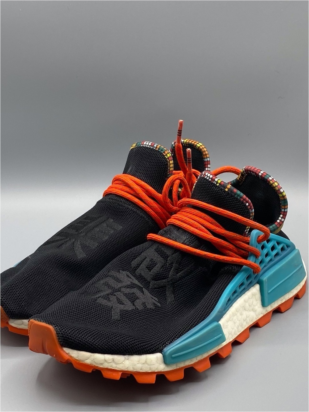 Adidas NMD HU Pharrell Inspired Pack Black Men’s Williams Orange